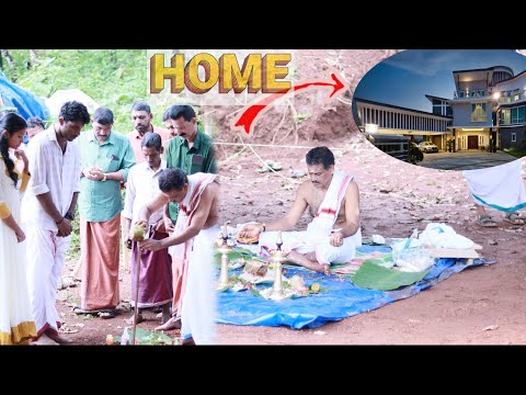 Sayu's new home 🏡 New Home 🏡 Putting up the pillars🙏❤️