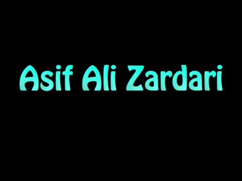 Learn How To Pronounce Asif Ali Zardari