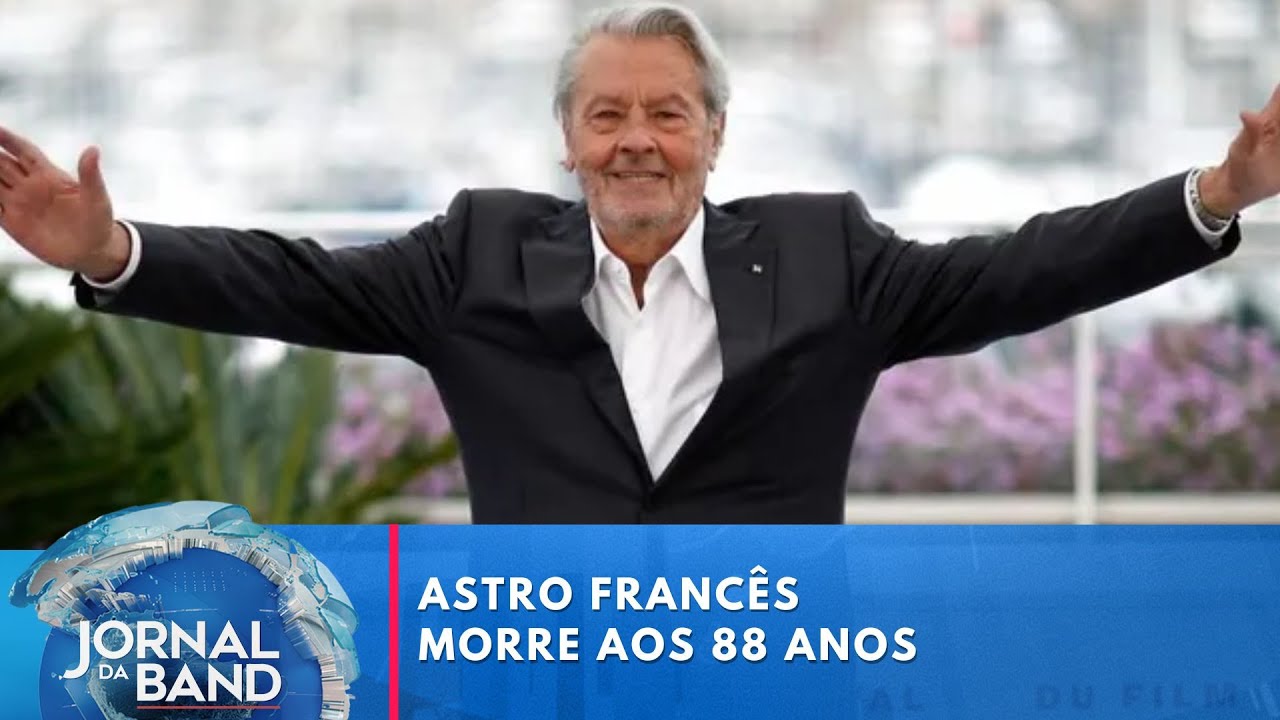 Ator francês Alain Delon morre aos 88 anos | Jornal da Band