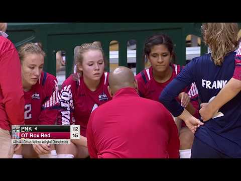 2017 AAU Volleyball Nationals - 15 Open Final (PNK 15 vs. OT 15 S Rox Red)