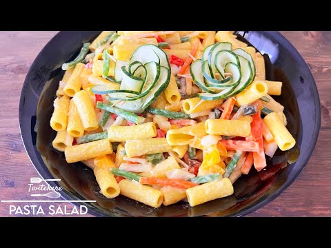 Pasta Salad recipe | Guteka salade ya macaroni n'imiteja iryoshye cyane | Rwandan YouTuber