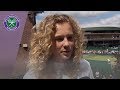 Katerina Siniakova Wimbledon 2019 First Round Interview
