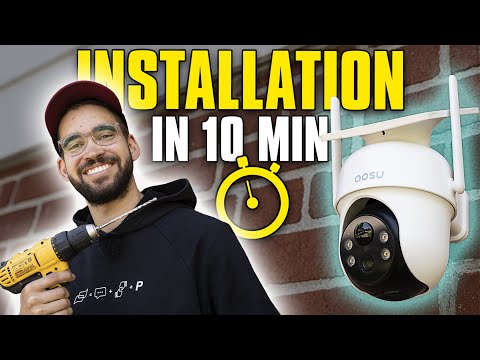 How to Set Up and Install a Solar-Powered WiFi Camera System | aosu SolarCam D1 Classic Kit
