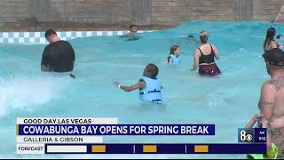 Cowabunga Bay opens for spring break