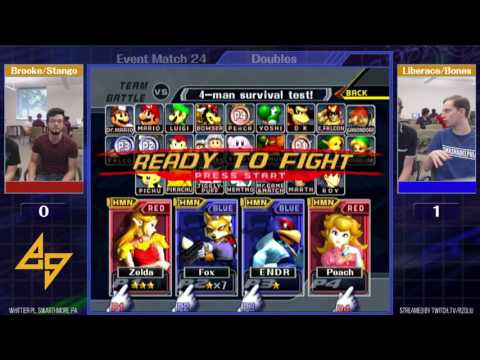 Event Match 24: Brooke/Stango (Red) vs Liberace/Bones (Blue) - Winners Semis