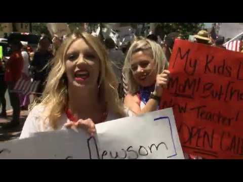 San Diego Protesters Are Angry About COVID 19 Restrictions