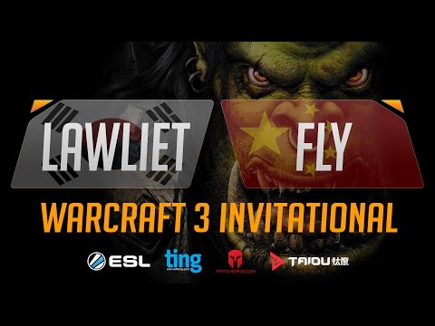 WC3 - Lawliet vs. Fly - Ting Warcraft Invitational - Group C - Lower Bracket Semifinal