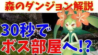【パルワールド】森のダンジョンでボス部屋の宝箱を最速で取る方法【設計図】