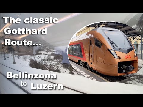 Treno Gottardo - by train over the original 1882 Gotthard line