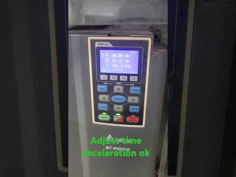 VFD delta C200 fault ovd,adjust timing deceleration ok.By ELECTRICAL BST3