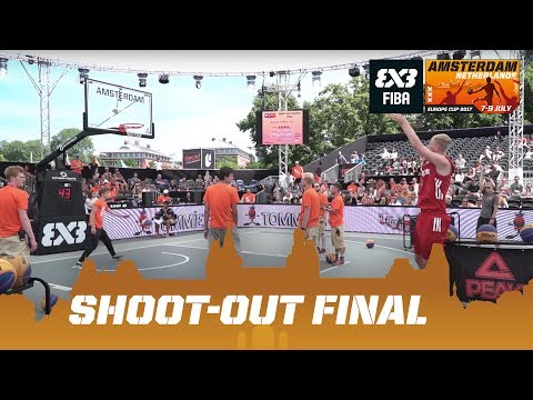 Russia's Alexander Zakharov wins Shoot-Out Final! - FIBA 3x3 Europe Cup 2017