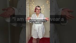Download lagu i'm too fat to wear a bikini... 👙 #shorts #plussize #summer mp3