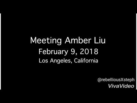 Meeting Amber Liu [February 9,2018]