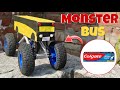 How To Make Monster Bus With Toothpaste Box DIY Monster Bus Monster Bus With Waste Waste Ideas
