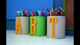How to Make Recycled Pencil Pot- HogarTv By Juan Gonzalo Angel