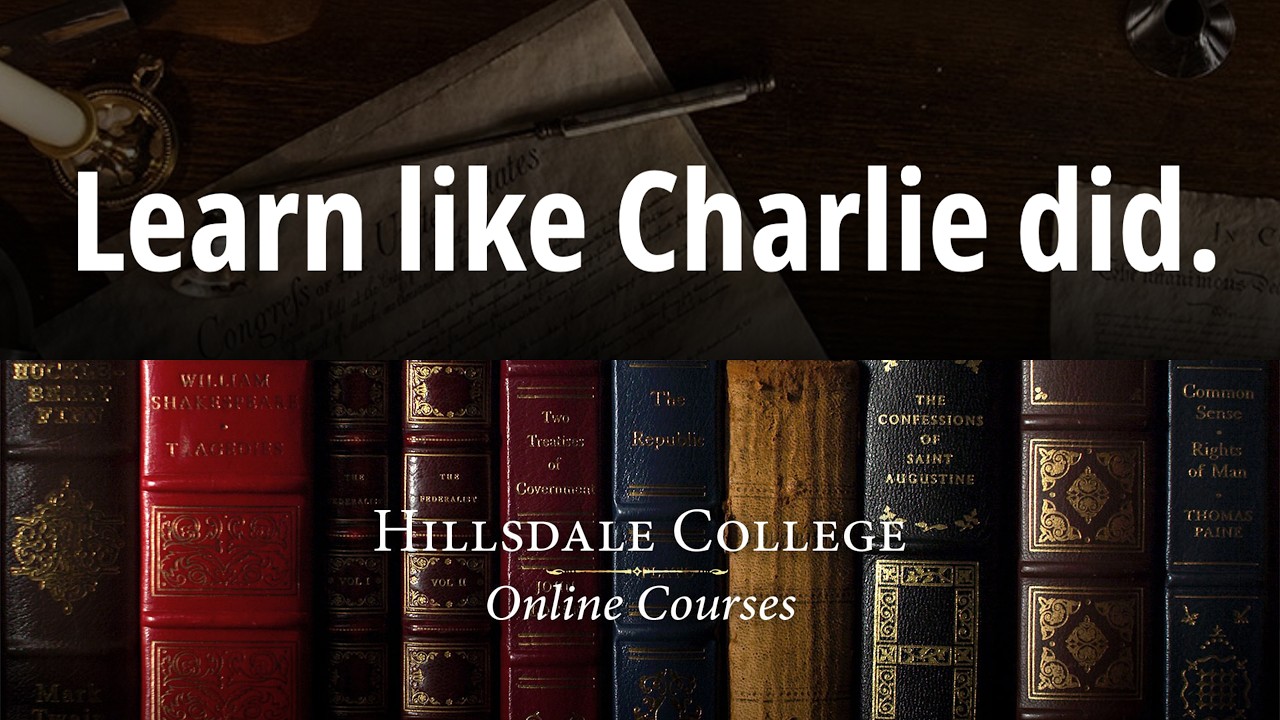 How You Can Take the Same Free Courses Charlie Kirk Did