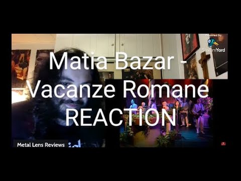 Matia Bazar - Vacanze Romane(live in studio) | REACTION