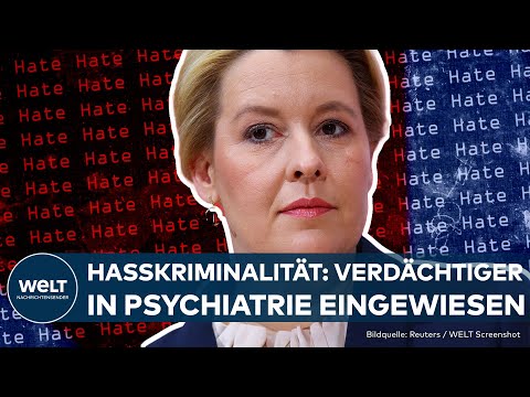 ANGRIFF AUF FRANZISKA GIFFEY: 74-jähriger Tatverdächtiger in Psychiatrie eingewiesen
