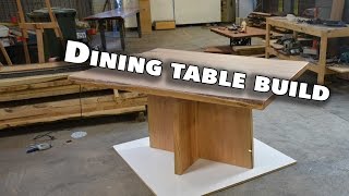 Making a Square Dining Room Table (Live edge, blackbutt, rustic table)