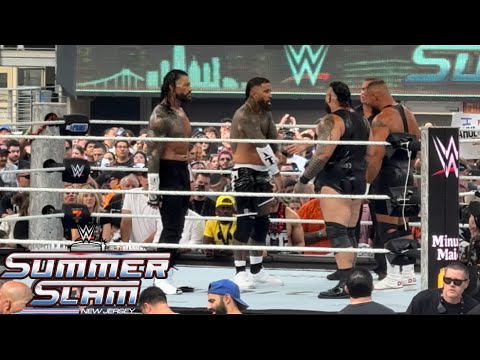 Roman Reigns & Jey Uso vs Bron Breakker & Bronson Reed FULL MATCH - WWE Summerslam 8/2/2025