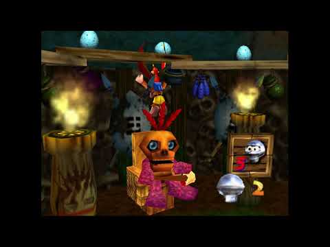 Banjo-Kazooie : 100% Mumbo's Mountain All Puzzle Pieces, Notes, Honeycombs, and Extra Lives