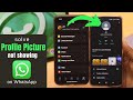 WhatsApp Profile Picture Not Showing To Others Fixed In 2022