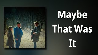 Dirty Projectors // Maybe That Was It