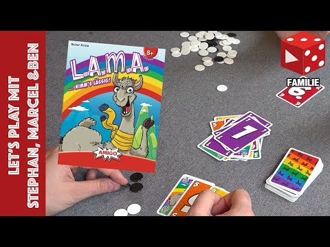 L.A.M.A. (Reiner Knizia, Amigo 2019) - Let's Play mit Marcel, Stephan & Benjamin