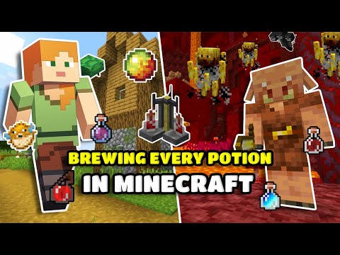 Making EVERY Potion In Minecraft
