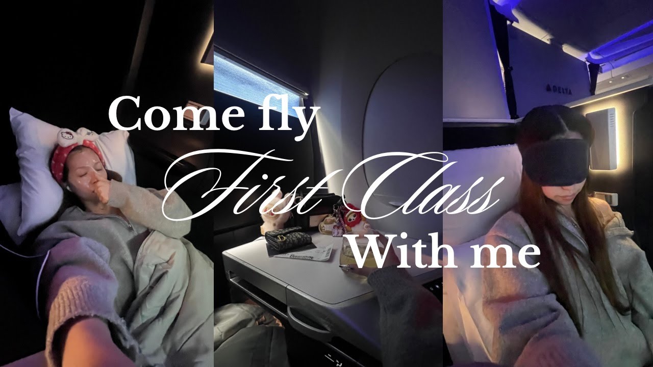 spend 13 hours with me on the plane ✈️ tokyo | first class