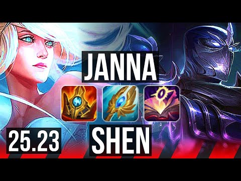 JANNA vs SHEN (TOP) | EUW Master | 25.23