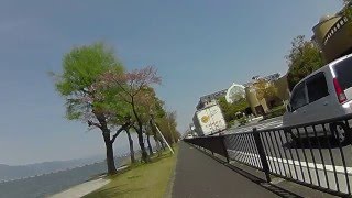 唐橋前駅から堅田駅まで（琵琶湖大橋）