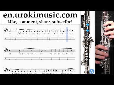 How to Play Oboe The Chainsmokers & Coldplay - Something Just Like This Tabs Part#2 um-i352