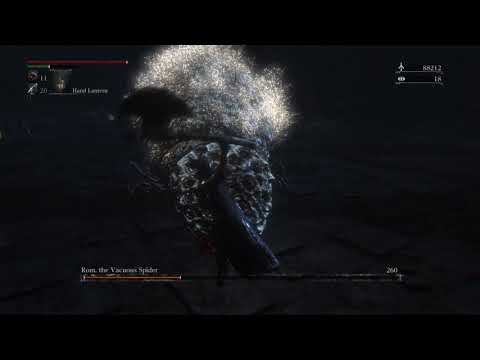 Bloodborne - Walkthrough (No Commentary) - Part 62 - Rom, the Vacuous Spider Rematch
