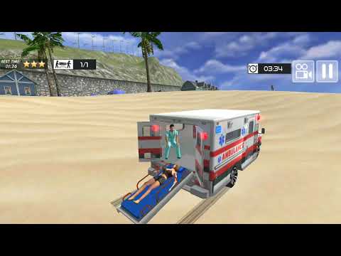 Coast Guard Beach Ambulance Rescue Driver 2021 - Android Gameplay