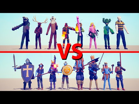 SCP Team vs RANDOM Team - Totally Accurate Battle Simulator TABS
