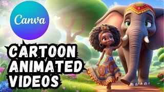 Easy Canva Tutorial - Create Your Own Cartoon Characters
