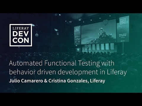 Automated Functional Testing with behavior driven development in Liferay