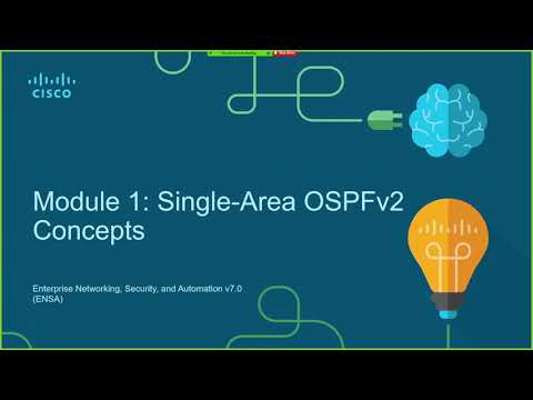 Module 1 Single-Area OSPFv2 Concepts