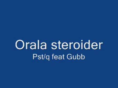 Pst/q feat Gubb - Orala steroider