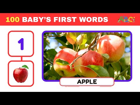 100 First Words for Babies and Toddlers| Learn to Talk for Babies | Toddlers First Words
