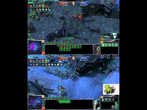 [SC2] coLMVPDRG (Zerg) Vs STBomber (Terran) : Views of 2 players Starcraft II :