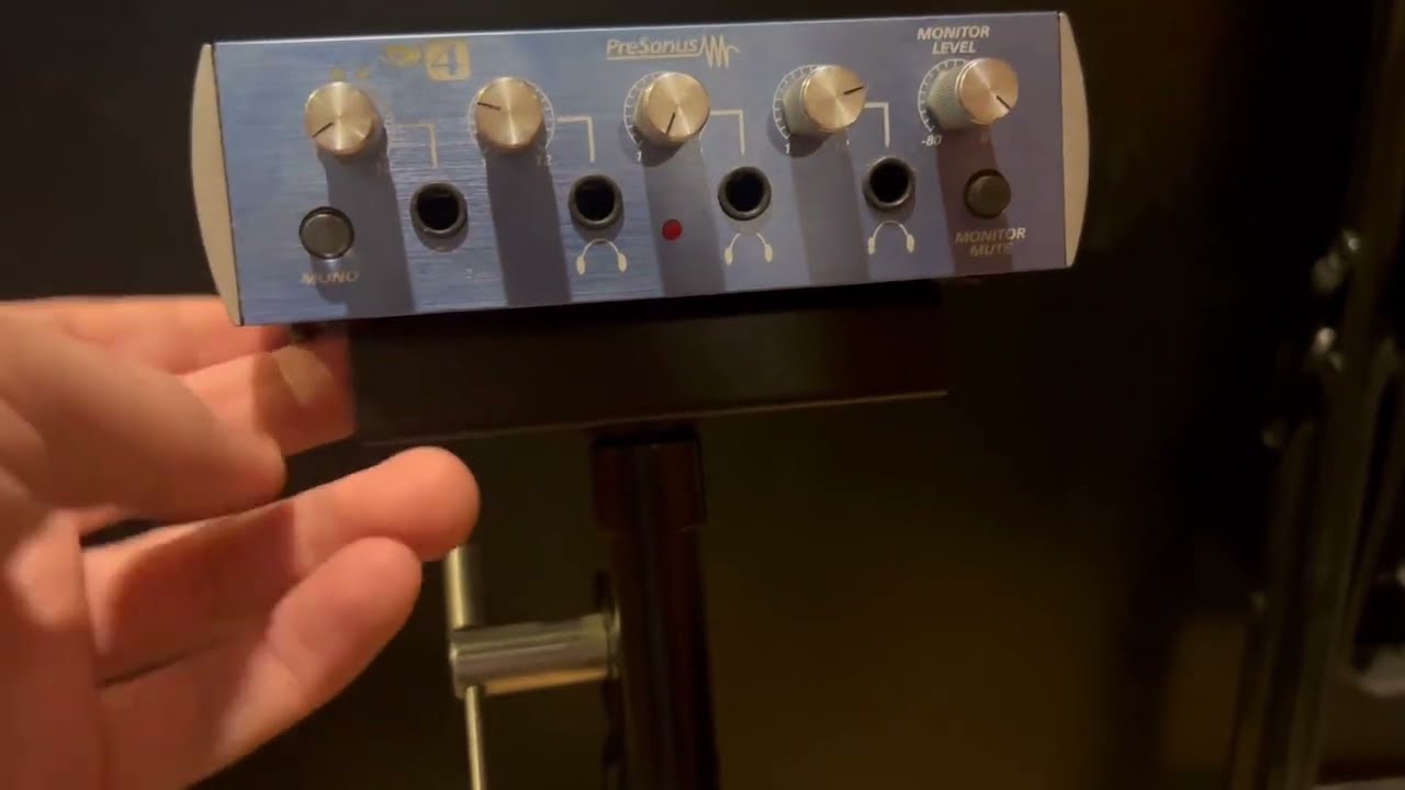 PreSonus HP4 4 Channel Compact Headphone Amplifier Review, Built like a tank for studio use