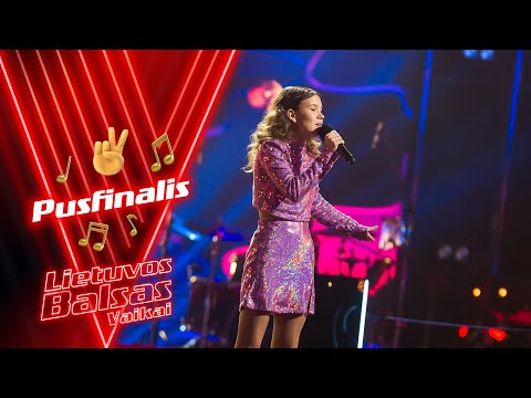 Eva Kaušpėdaitė - That Girl | Pusfinalis | Lietuvos Balsas. Vaikai S3