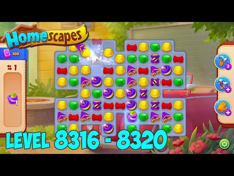 Homescapes level 8316 8317 8318 8319 8320 🏡 Playrix HD
