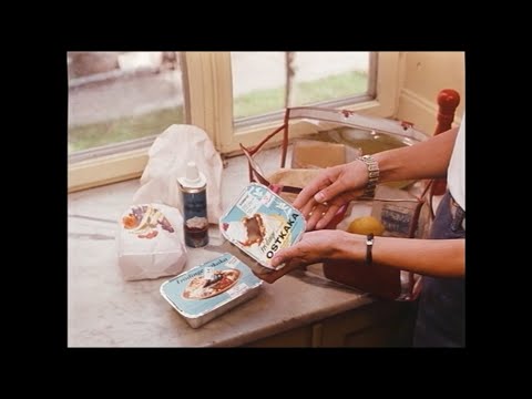 Reklam för Frödinge ostkaka och färdigvisp 1971