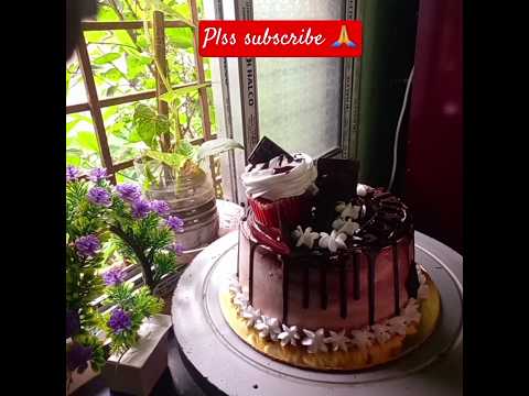 chocolate cake design #viralshortvideo
