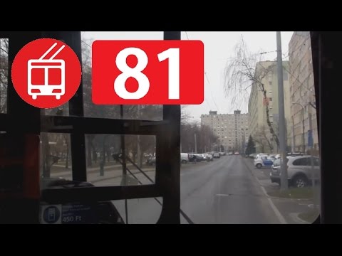 BKV 81-es troli útvonala - Örs Vezér tere - Fogarasi út (by BPI-037)