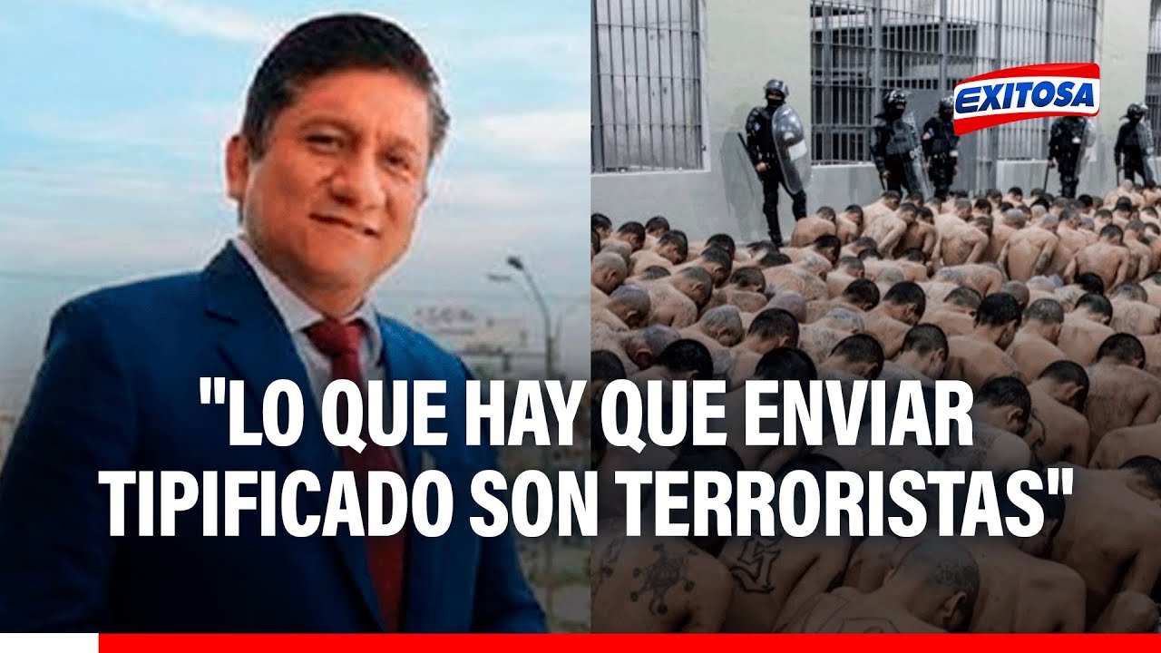 🔴🔵 Traslado de reos a cárceles de El Salvador: "Lo que hay que enviar tipificado son terroristas"