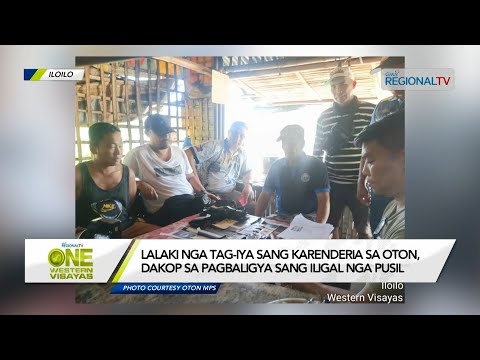 One Western Visayas: Lalaki sa Oton, dakop sa pagbaligya sang iligal nga pusil